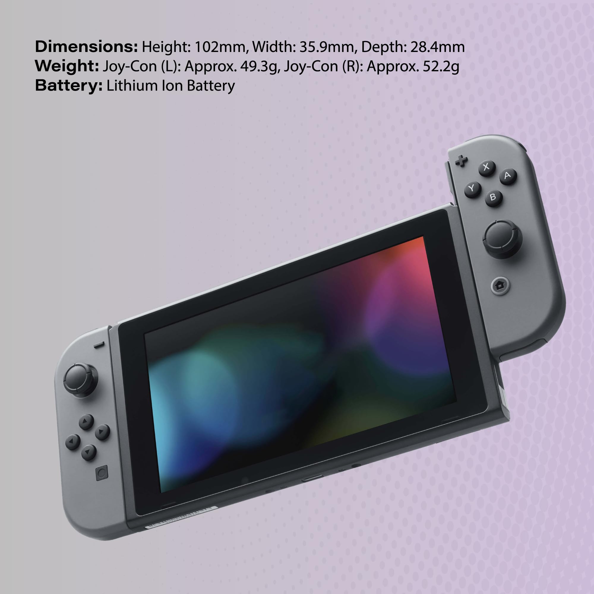 Amazon.com: Nintendo Switch with Black and Gray Joy-Con with Dock